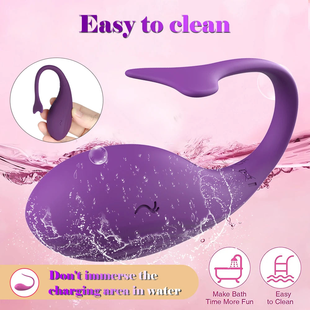 APP Bluetooth Control Vibrator for Women Clitoris G Spot Dildo Massager 2 Motors Vibrating Love Egg Panties Sex Toys for Adults