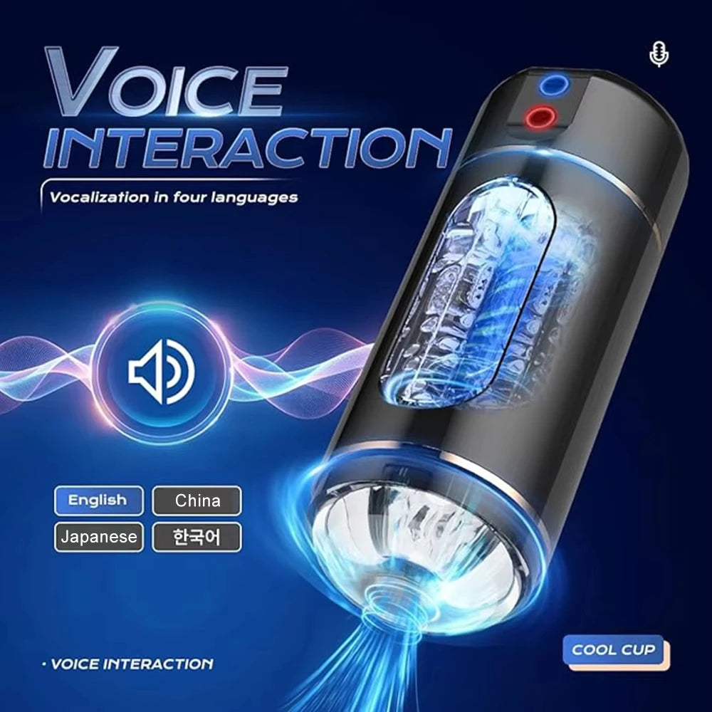 LILO Electric Auto-Stroking Masturbator Cup for Men - Smart Control, 10 Vibration Modes, Waterproof & Rechargeable Adult Sex Toy