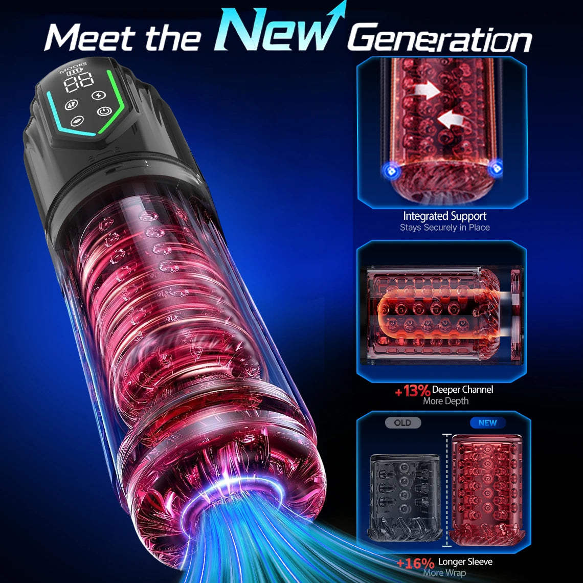 Automatic Telescopic Thrusting Male Masturbator Cup Sucking Vibrating Masturbation Vagina Pusssy Blowjob Adult Sex Toys for Men