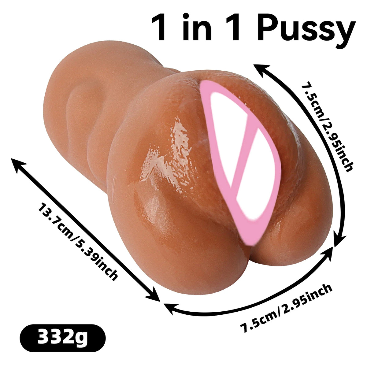 Pocket Pusssy for Men Silicone Vagina Anal Realistic Masturbator Sex Toys for Sex Machine Jerkmate Adult Toys Sex Shop For Women