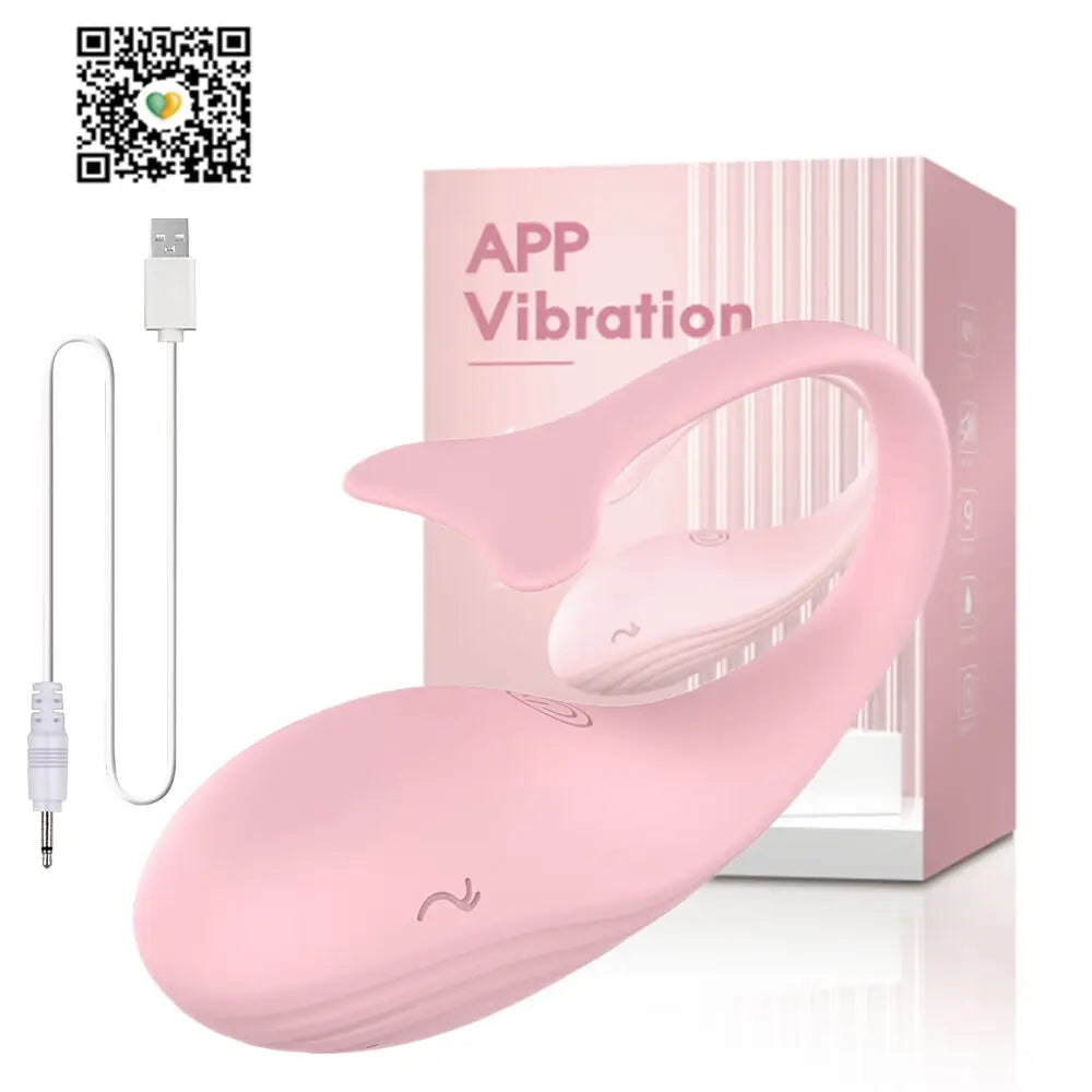 APP Bluetooth Control Vibrator for Women Clitoris G Spot Dildo Massager 2 Motors Vibrating Love Egg Panties Sex Toys for Adults