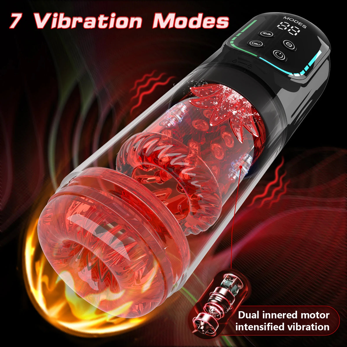 Automatic Telescopic Thrusting Male Masturbator Cup Sucking Vibrating Masturbation Vagina Pusssy Blowjob Adult Sex Toys for Men