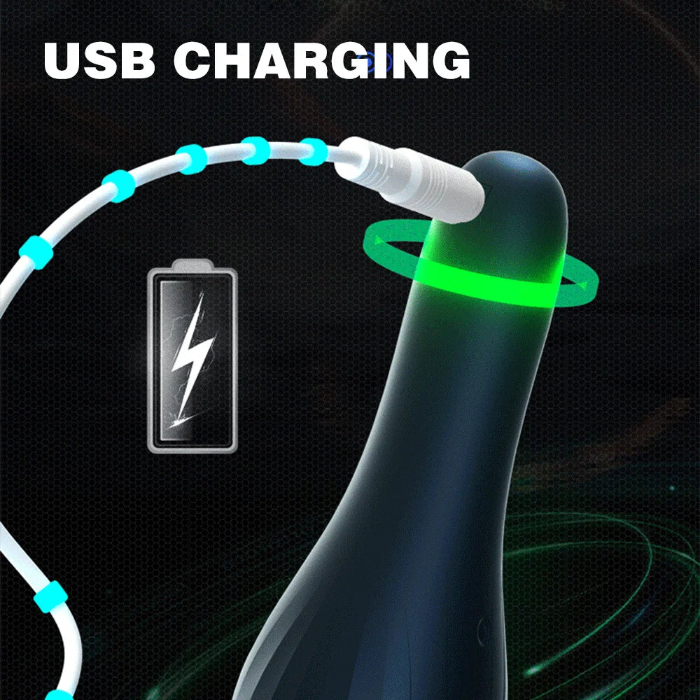 10 Modes Penis Delay Trainer Vibrator Male Masturbator Automatic Oral Climax Sex Glans Stimulate Massager Adult Sex Toys for Men