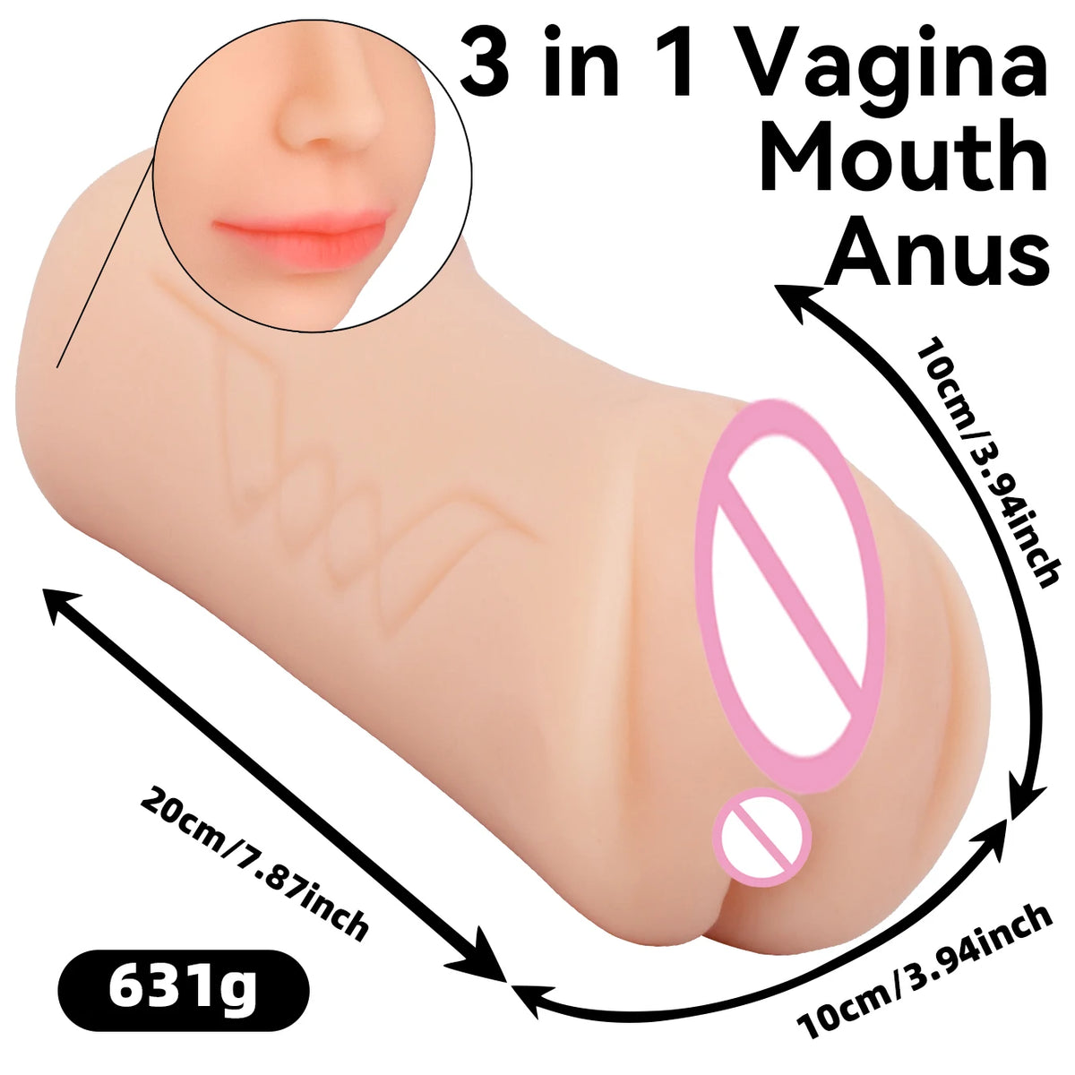 Pocket Pusssy for Men Silicone Vagina Anal Realistic Masturbator Sex Toys for Sex Machine Jerkmate Adult Toys Sex Shop For Women