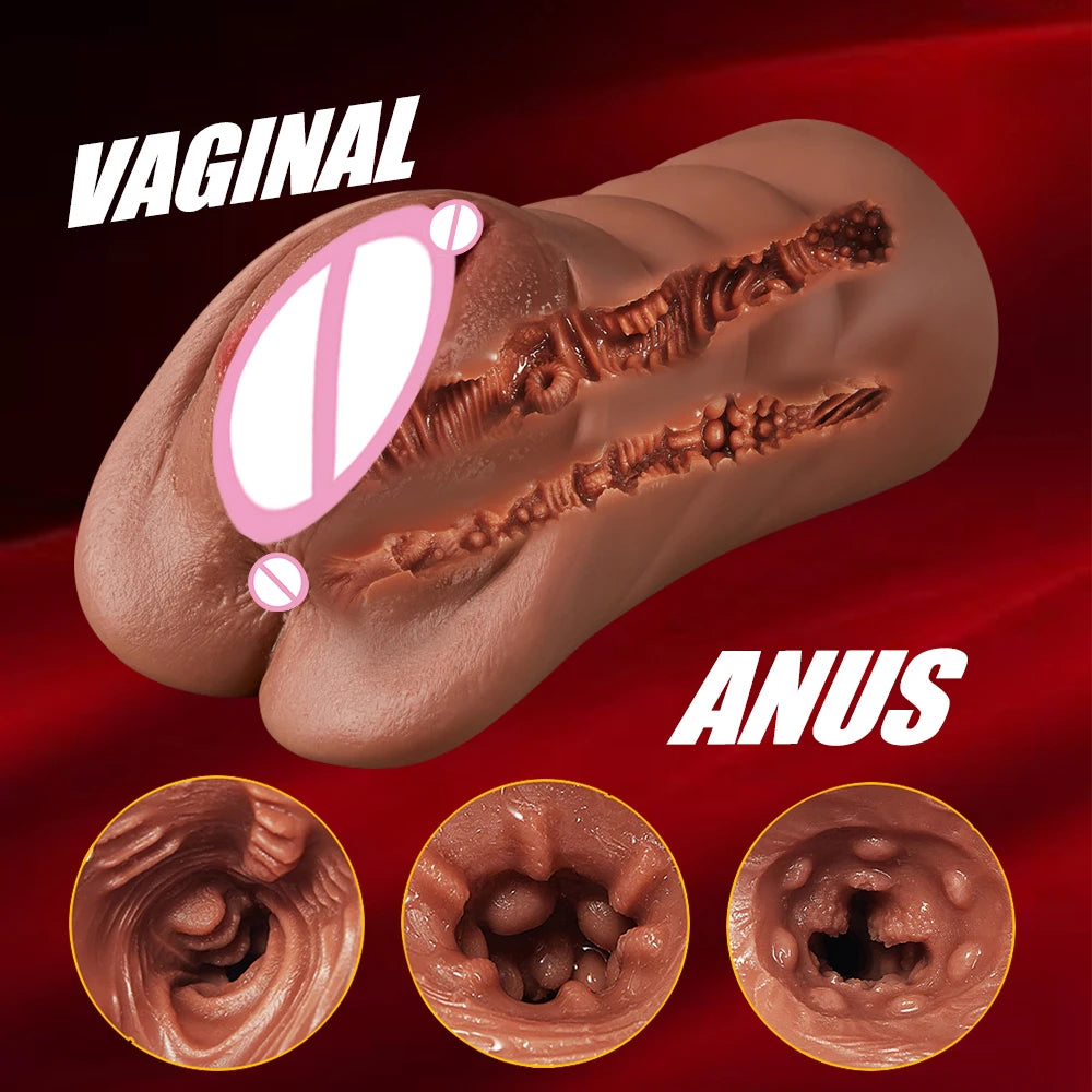Pocket Pusssy for Men Silicone Vagina Anal Realistic Masturbator Sex Toys for Sex Machine Jerkmate Adult Toys Sex Shop For Women