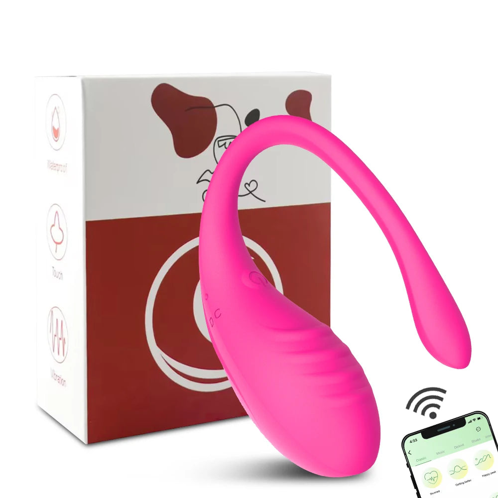 APP Remote Control Women's Dildo Vibrator Vaginal 9-speed G-spot Dual Stimulation Massager Wearable Underwear Sex Toy