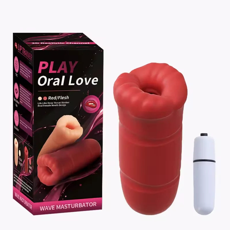 Automatic Male Masturbator Cup Vibrator Tongue Licking Blowjob Real Vagina Pocket Pussy Penis Oral Sex Toy For Adult Men Sexshop