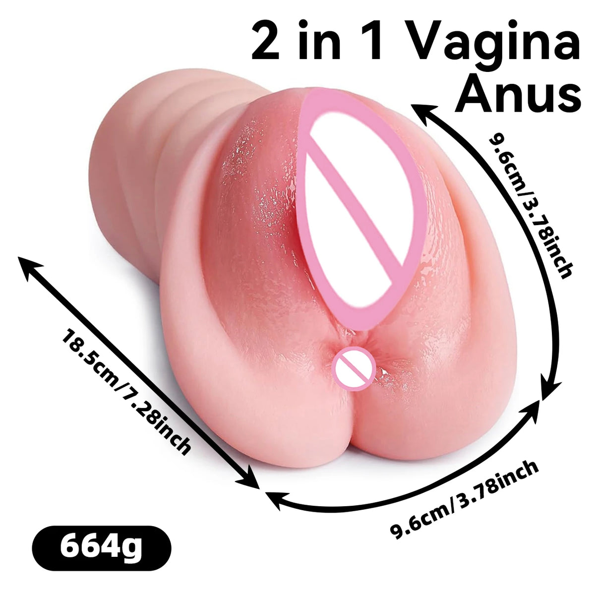 Pocket Pusssy for Men Silicone Vagina Anal Realistic Masturbator Sex Toys for Sex Machine Jerkmate Adult Toys Sex Shop For Women