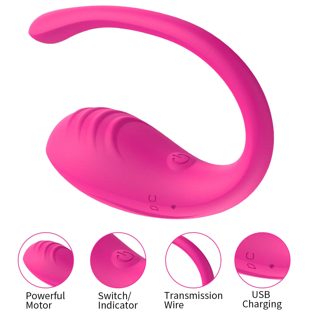 APP Remote Control Women's Dildo Vibrator Vaginal 9-speed G-spot Dual Stimulation Massager Wearable Underwear Sex Toy