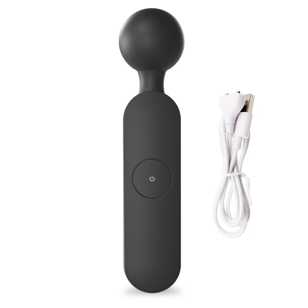 Digital Display USB Rechargeable AV Vibrator for Women Heated Clitoral Stimulator Powerful Female Massager Adult Products