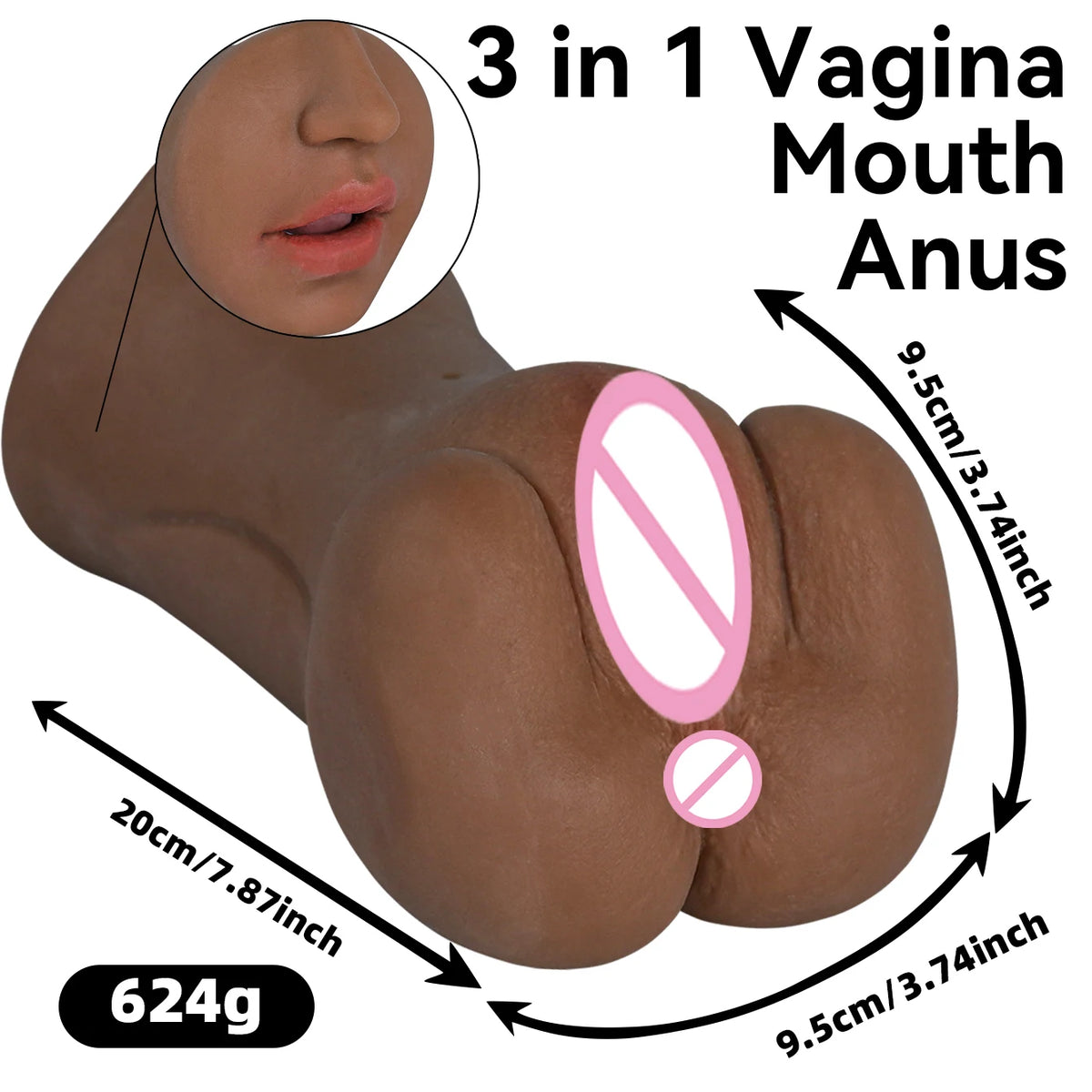 Pocket Pusssy for Men Silicone Vagina Anal Realistic Masturbator Sex Toys for Sex Machine Jerkmate Adult Toys Sex Shop For Women