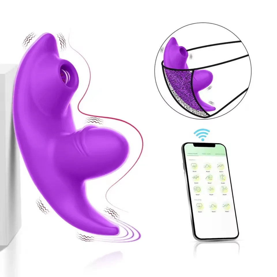 Wireless Bluetooth Vibrator for Women APP Control Dildo Wear Panties Vibrating Massager Clit Stimulator Female Adults Sex Toy