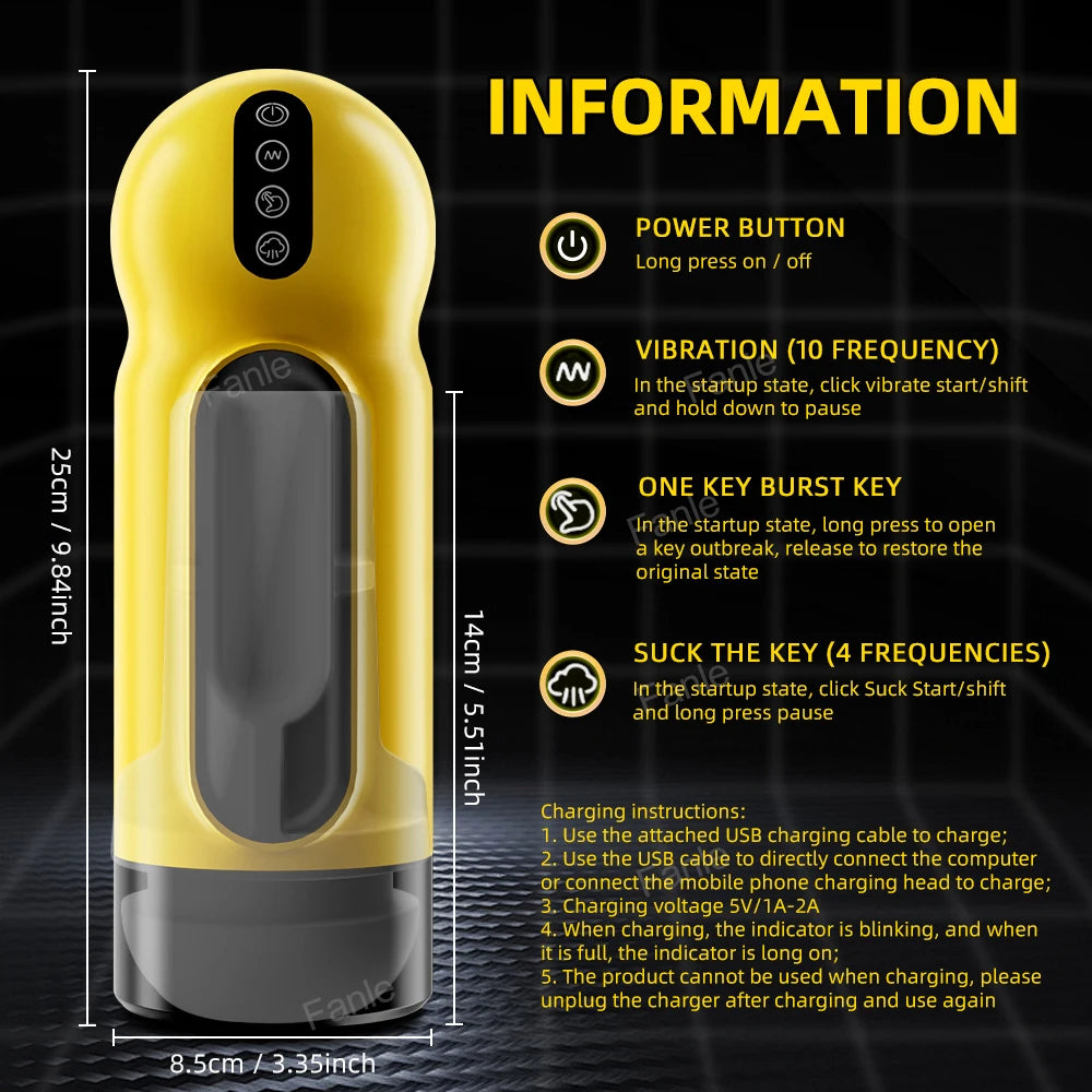 APP Heating Automatic Male Masturbator Cup Sucking Heated Vibration Vacuum Pocket Pussy Stroker Blowjob Penis Sex Toys For Men